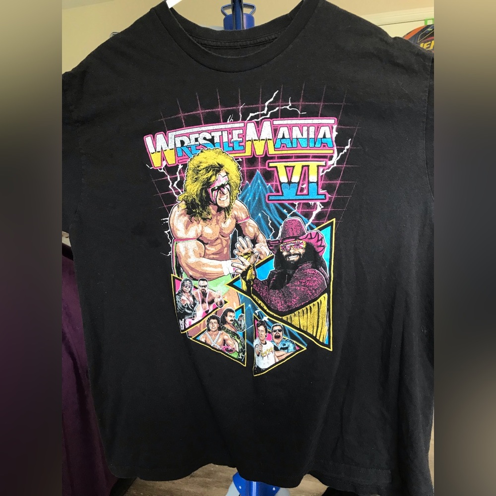 WWE Wrestlemania VI T Shirt L